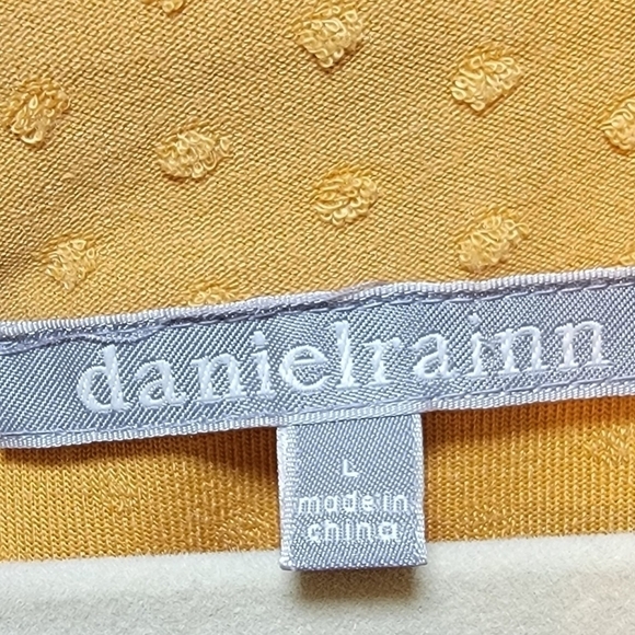 Daniel Rainn Swiss-dot blouse with embellished neck line - Large - Picture 3 of 5